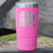 Lumberjack Plaid 20 oz Stainless Steel Tumbler - Pink - Single Sided (Personalized)