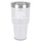 Lumberjack Plaid 30 oz Stainless Steel Tumbler - White - Single-Sided (Personalized)