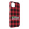 Lumberjack Plaid iPhone Case - Plastic - iPhone 14 Pro Max (Personalized)