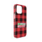 Lumberjack Plaid iPhone Case - Plastic - iPhone 13 Mini (Personalized)