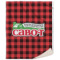 Lumberjack Plaid Sherpa Throw Blanket (Personalized)