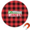 Lumberjack Plaid Car Magnet (Personalized)