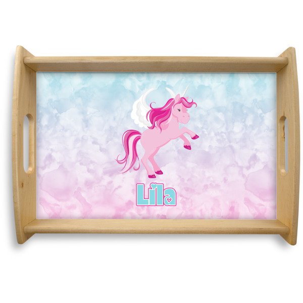 Custom Design Your Own Natural Wooden Tray - Small