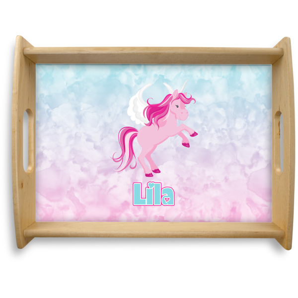 Custom Design Your Own Natural Wooden Tray - Large