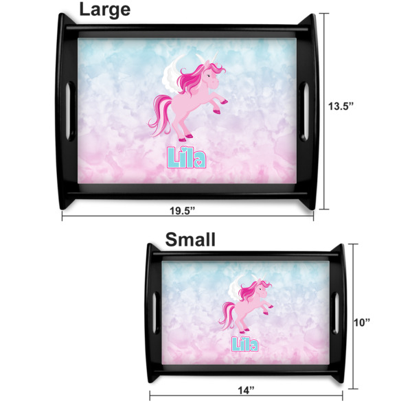 Custom Design - Serving Tray Black Sizes