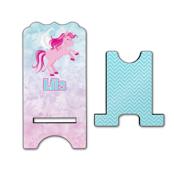 Custom Design - Stylized Phone Stand - Front & Back - Large