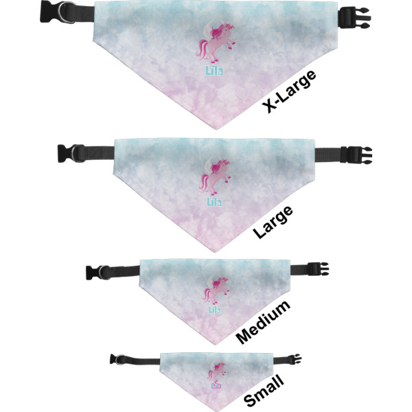 Custom Design - Pet Bandana Sizes
