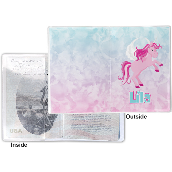 Custom Design - Vinyl Passport Holder - Flat Front and Back