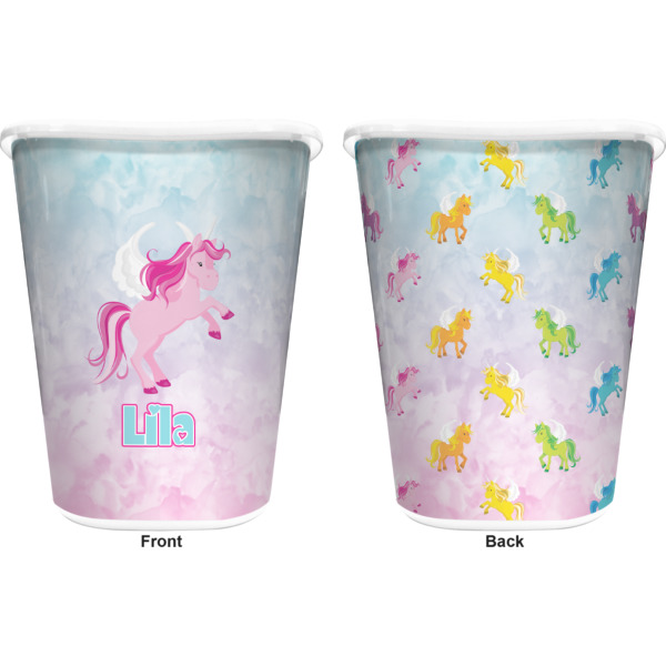 Custom Design - Waste Basket - White - Double Sided - Approval