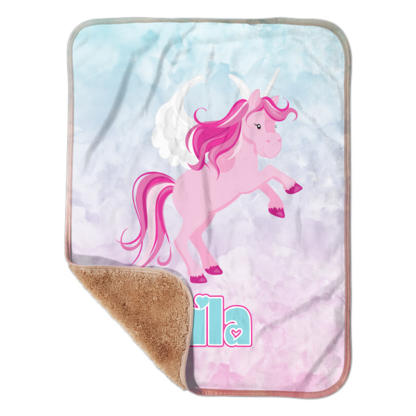 Custom Design Your Own Sherpa Baby Blanket - 30" x 40"