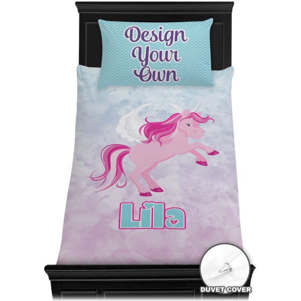 Custom Design - Bedding Set - Twin XL - Duvet - On Bed