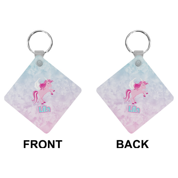 Custom Design - Diamond Keychain (Front + Back)