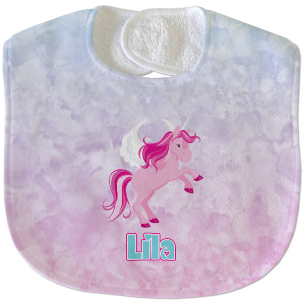Custom Design - New Baby Bib - Closed and Folded