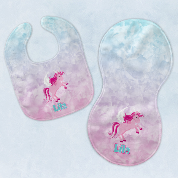 Custom Design Your Own Baby Bib & Burp Set