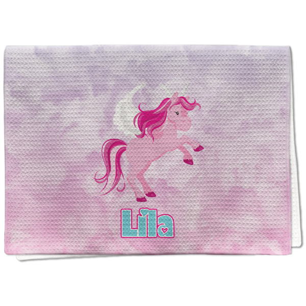 Custom Design Your Own Kitchen Towel - Waffle Weave