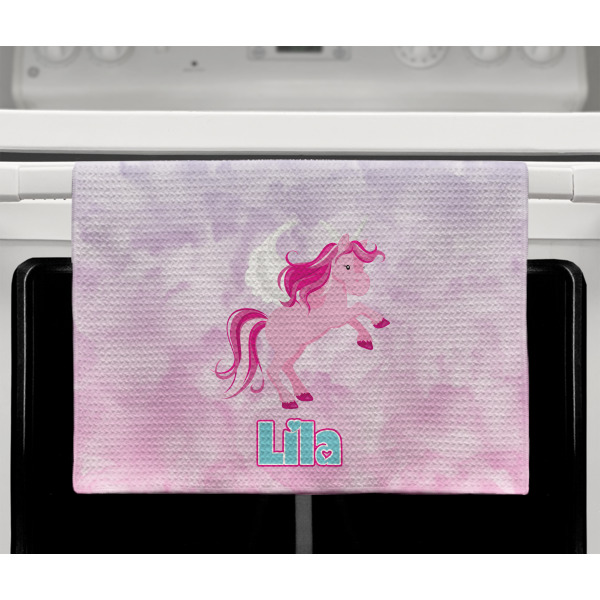 Custom Design - Waffle Weave Towel - Full Color Print - Lifestyle2 Image