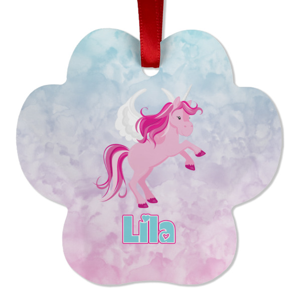 Custom Design - Metal Paw Ornament - Front