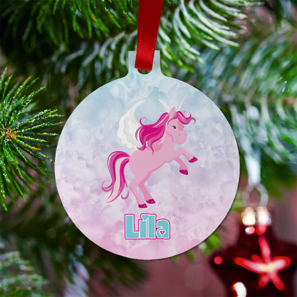 Custom Design - Metal Ball Ornament - Lifestyle