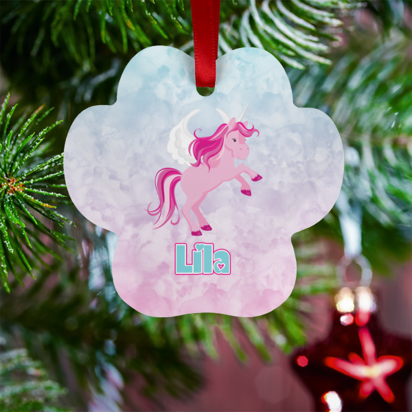 Custom Design - Metal Paw Ornament - Lifestyle