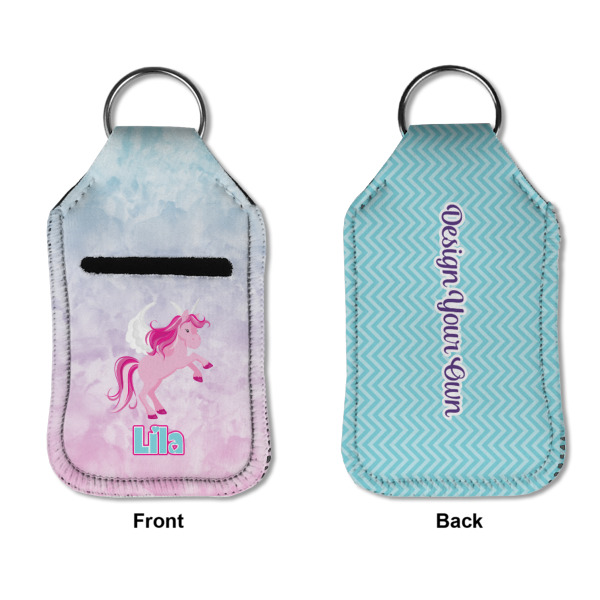 Custom Design - Sanitizer Holder Keychain - Small APPROVAL (Flat)