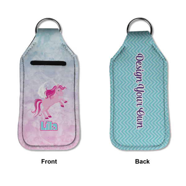 Custom Design - Sanitizer Holder Keychain - Large APPROVAL (Flat)