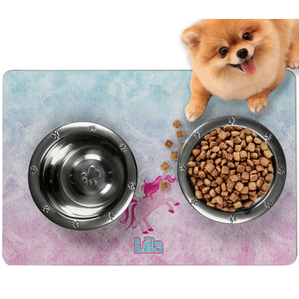 Custom Design Your Own Dog Food Mat - Small