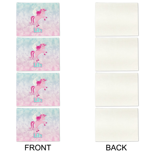 Custom Design - Linen Placemat - APPROVAL Set of 4 (single sided)