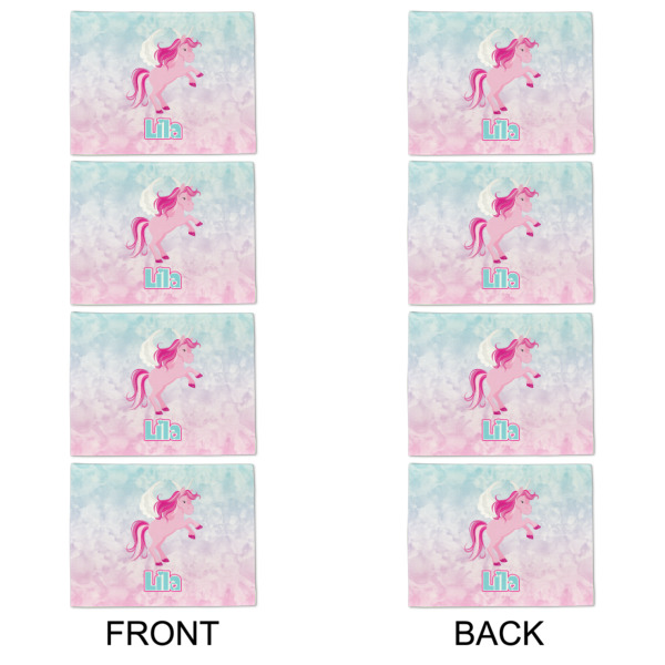 Custom Design - Linen Placemat - Double Sided - Approval - Set of 4