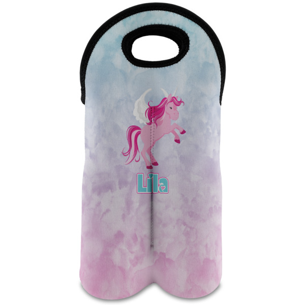 Custom Design Your Own Wine Tote Bag - 2 Bottles