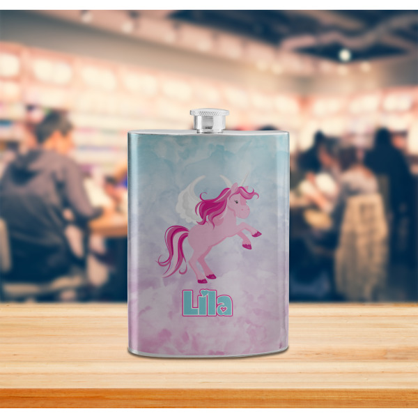 Custom Design - Stainless Steel Flask - LIFESTYLE 2