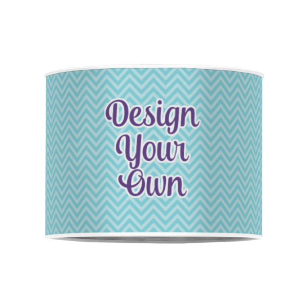 Custom Design - 8" Drum Lampshade - FRONT (Poly Film)
