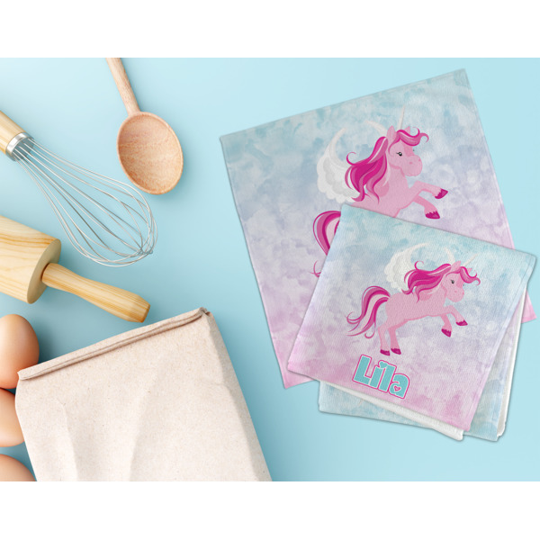 Custom Design - Microfiber Dish Rag - LIFESTYLE