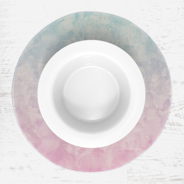 Custom Design - Round Linen Placemats - LIFESTYLE (single)