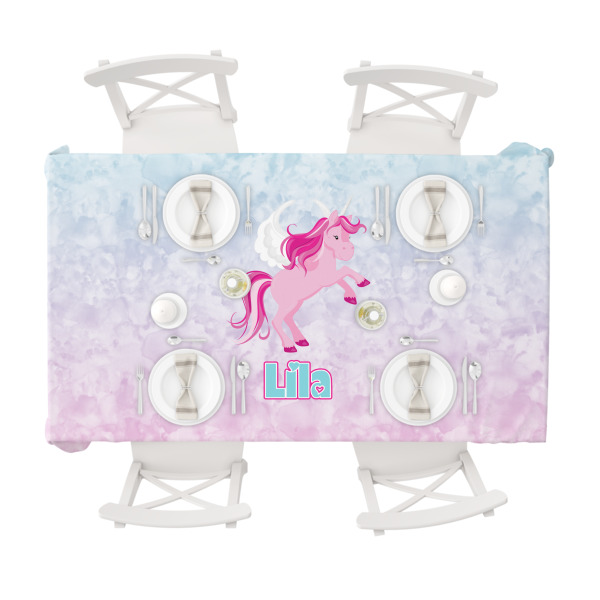 Custom Design - Tablecloths (58"x102") - TOP VIEW (with plates)