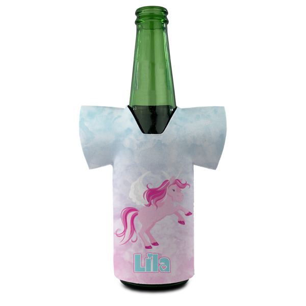 Custom Design - Jersey Bottle Cooler - Set of 4 - FRONT (on bottle)