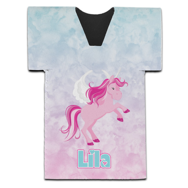 Custom Design - Jersey Bottle Cooler - Set of 4 - FRONT (flat)