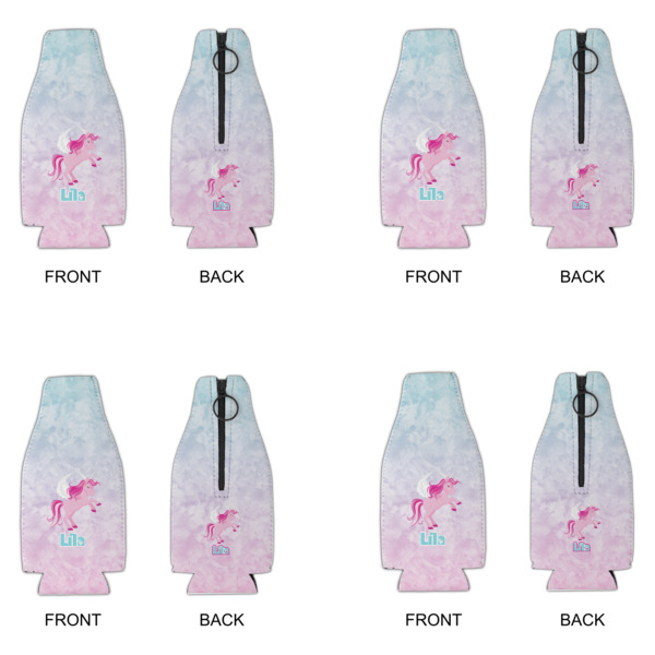 Custom Design - Zipper Bottle Cooler - Set of 4 - Approval