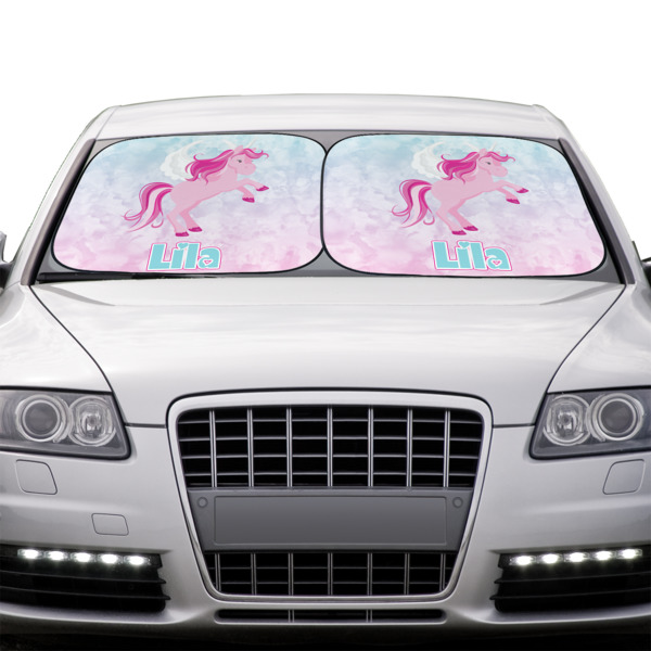 Custom Design - Car Sun Shades - IN CONTEXT