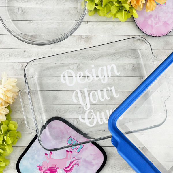 Custom Design - Glass Baking Dish - 13"x9" - Lifestyle