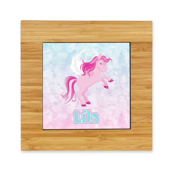 Custom Design Your Own Bamboo Trivet with Ceramic Tile Insert