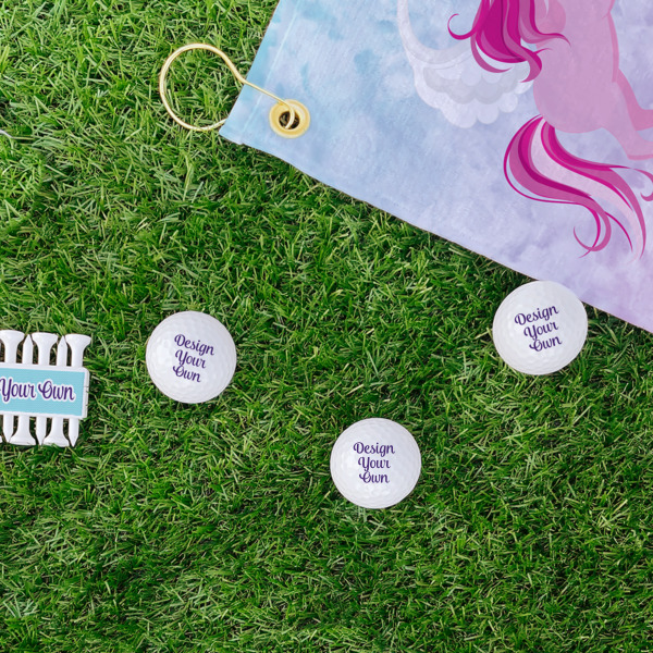 Custom Design - Golf Balls - Generic - Set of 3 - LIFESTYLE