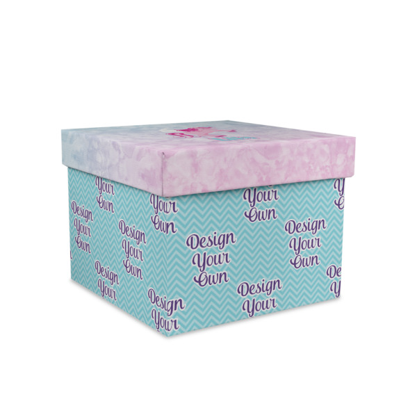 Custom Design Your Own Gift Box with Lid - Canvas Wrapped - Medium