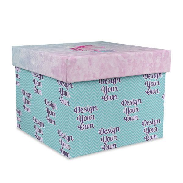 Custom Design Your Own Gift Box with Lid - Canvas Wrapped - X-Large