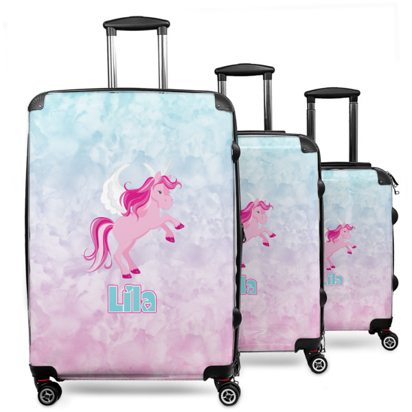 Custom Design Your Own 3-Piece Luggage Set - 20" Carry On - 24" Medium Checked - 28" Large Checked