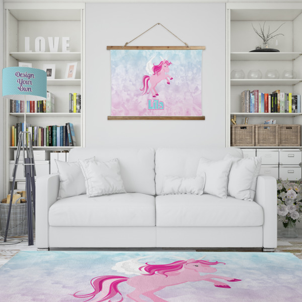 Custom Design - Wall Hanging Tapestry - Landscape - In Context