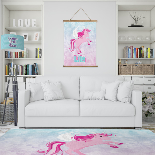 Custom Design - Wall Hanging Tapestry - Portrait - In Context