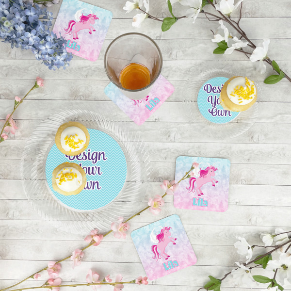 Custom Design - Plastic Party Appetizer & Dessert Plates - In Context