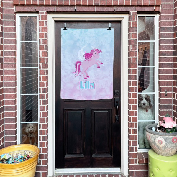 Custom Design - House Flags - Double Sided - (Over the door) LIFESTYLE