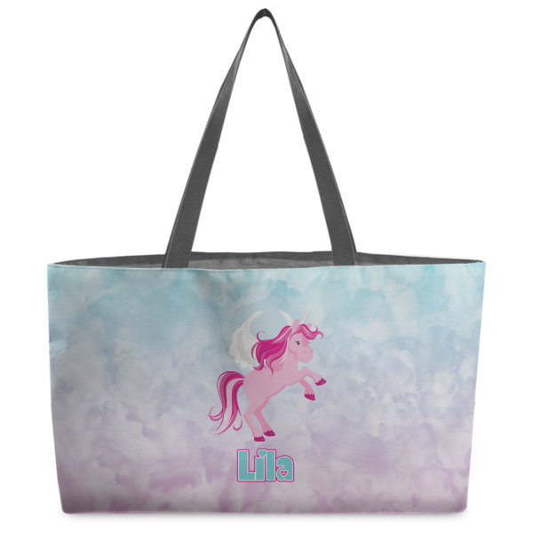 Custom Design Your Own Beach Totes Bag - w/ Black Handles