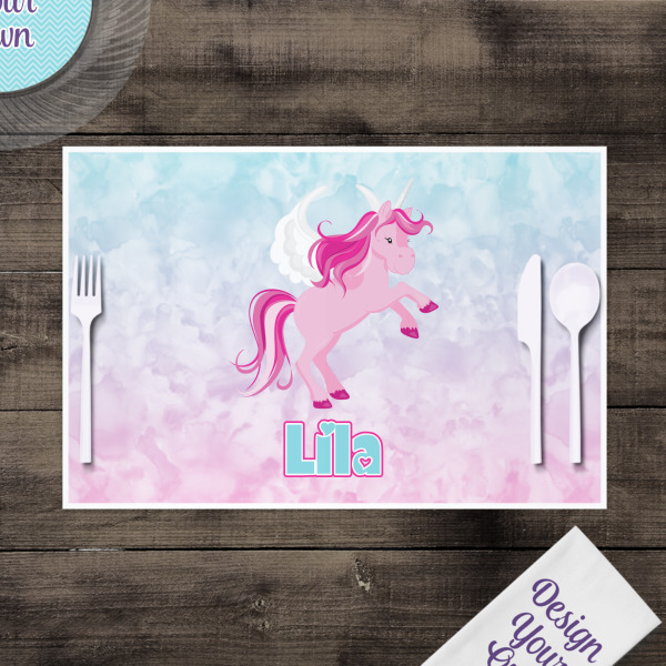 Custom Design - Disposable Paper Placemat - In Context